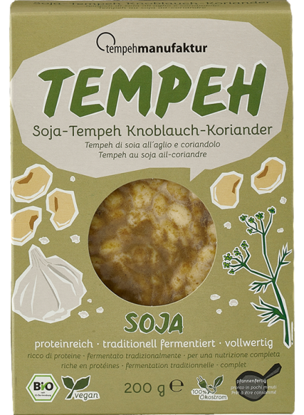 Tempeh Knoblauch Koriander